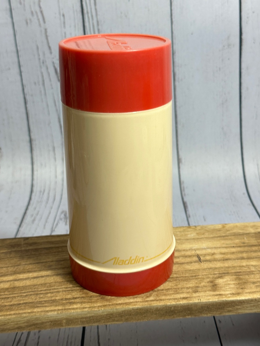 Vintage Aladdin Wide Mouth Thermos Bottle‎ For Soups & Beverages Pint Size